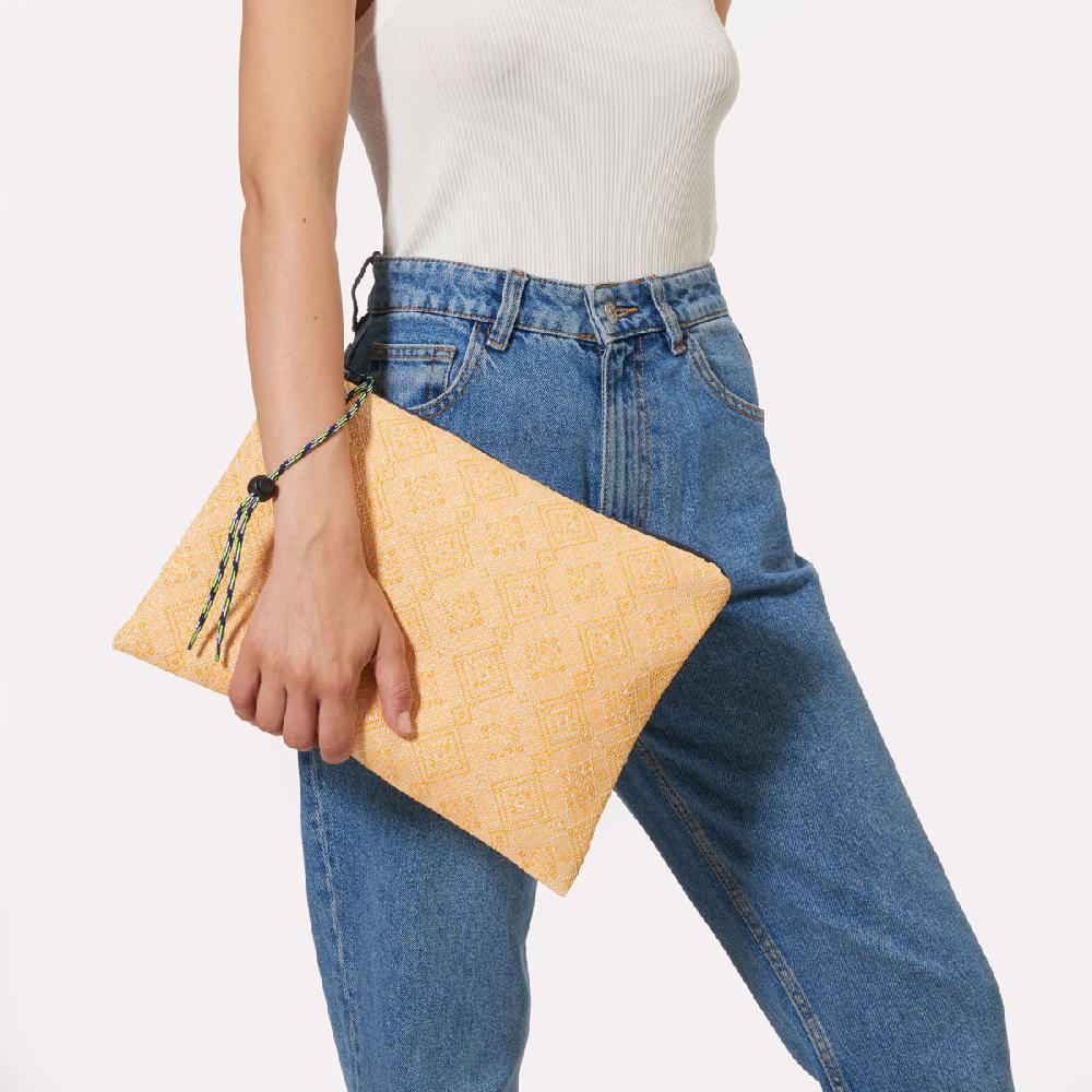 Cb Cecilia Bringheli Ventiquattro Yellow White Jacquard