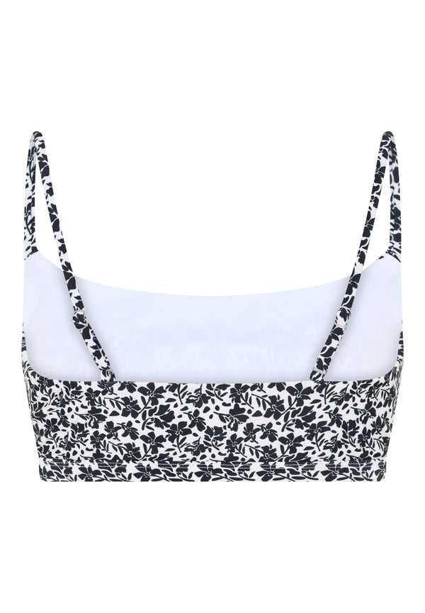 Ccdk Babette Bikini Top Black AOP