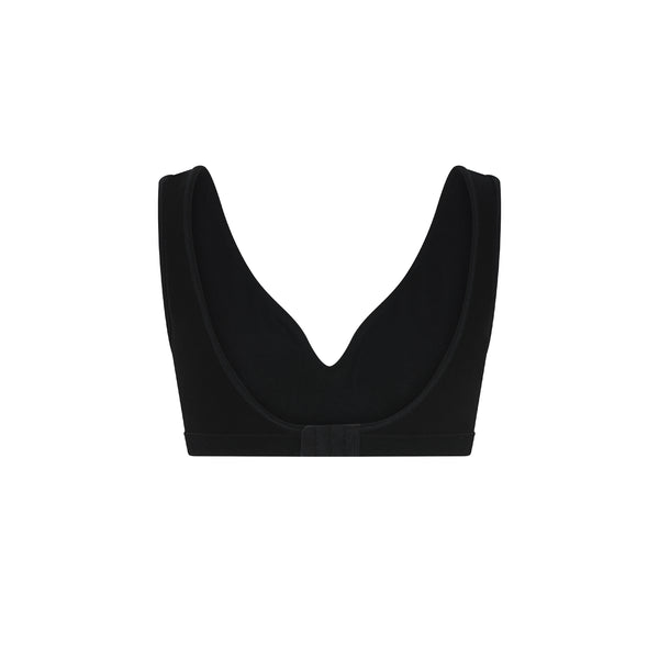 Ccdk Bamboo Seamless Soft Bra Black