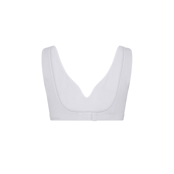 Ccdk Bamboo Seamless Soft Bra White