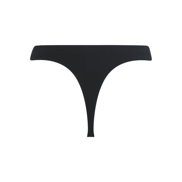Ccdk Bamboo Seamless String Brief Black