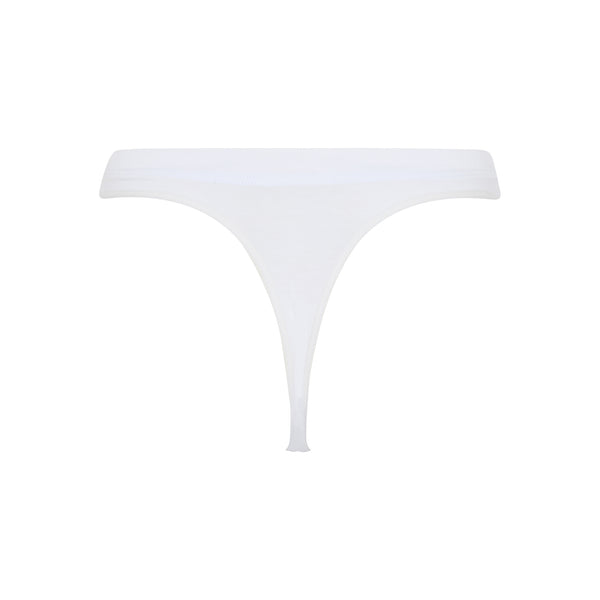 Ccdk Bamboo Seamless String Brief White