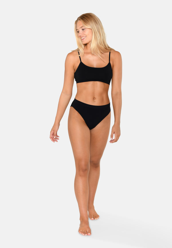 Ccdk Bamboo Seamless Top Black