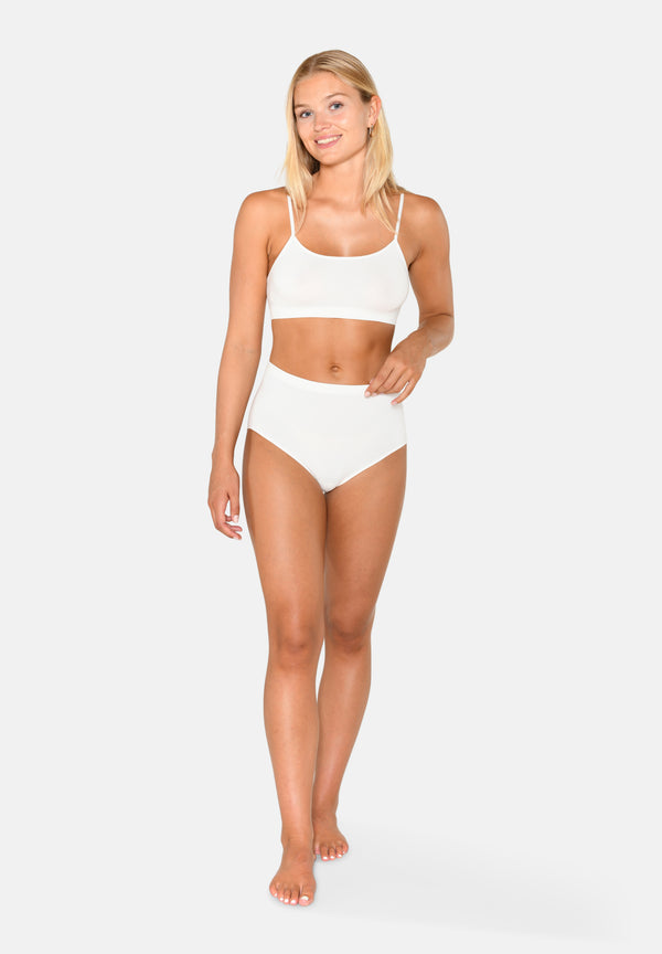 Ccdk Bamboo Seamless Top White