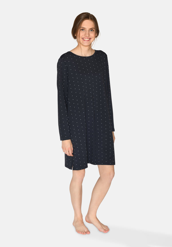 Ccdk Bea Long Sleeve Dress Parisian Night AOP