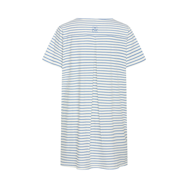 Ccdk Bea Short Sleeve Dress Snow White AOP