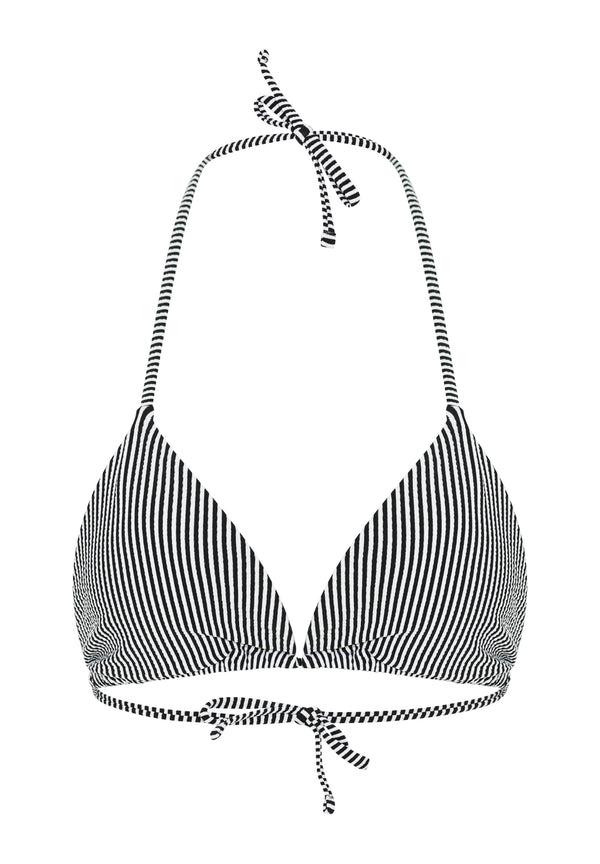 ccdk Becca Bikini Top Black Stripe