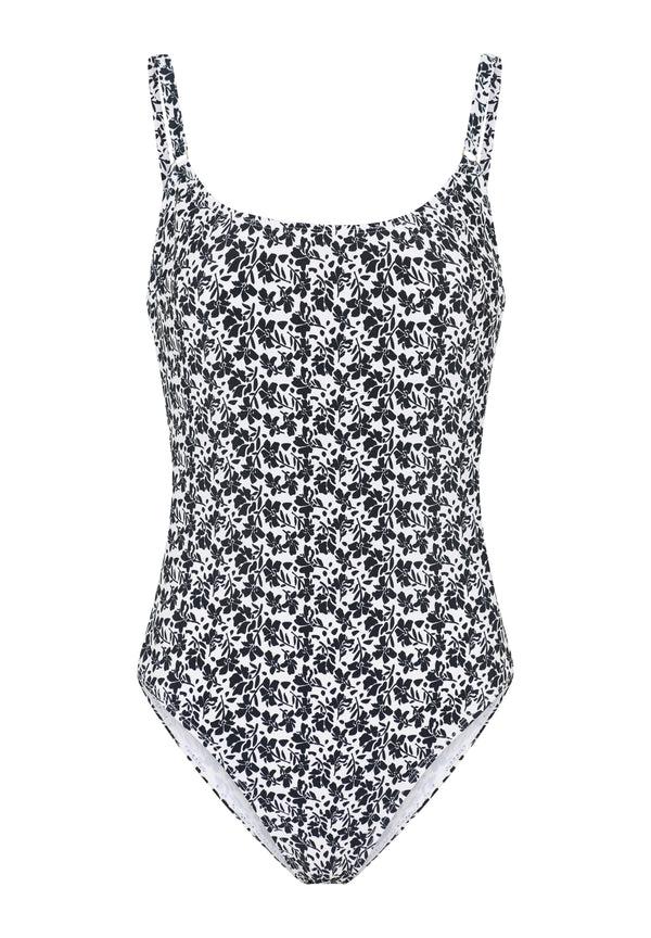 ccdk Bella Swimsuit w. Cup Black AOP