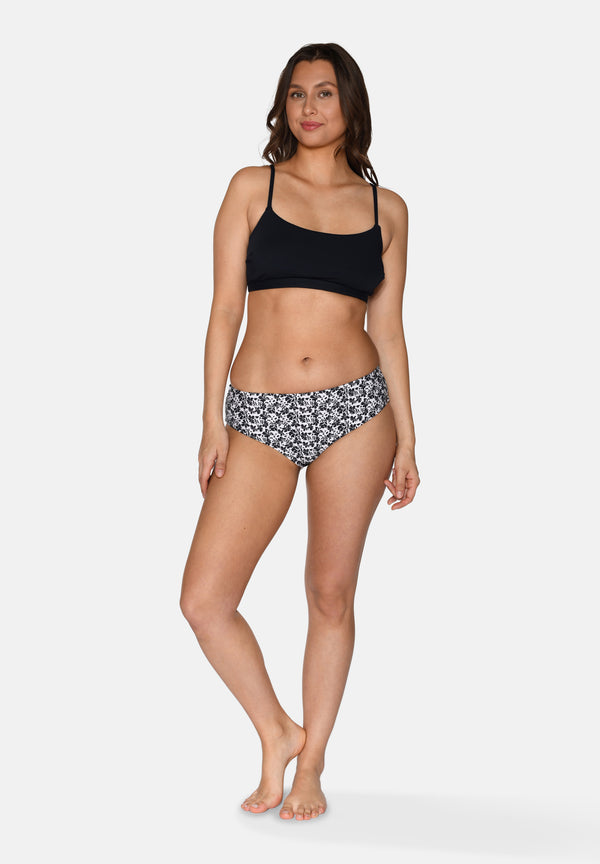 Ccdk Brianna Bikini Bottom Black AOP
