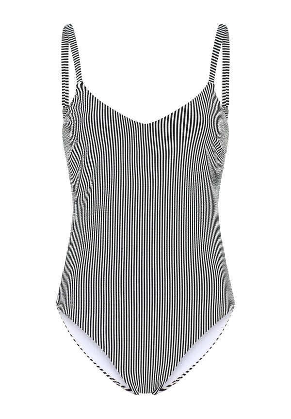 ccdk Brielle Swimsuit Black Stripe