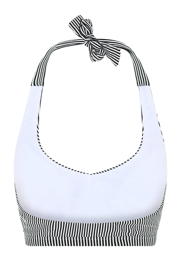 Ccdk Britt Bikini Top Black Stripe