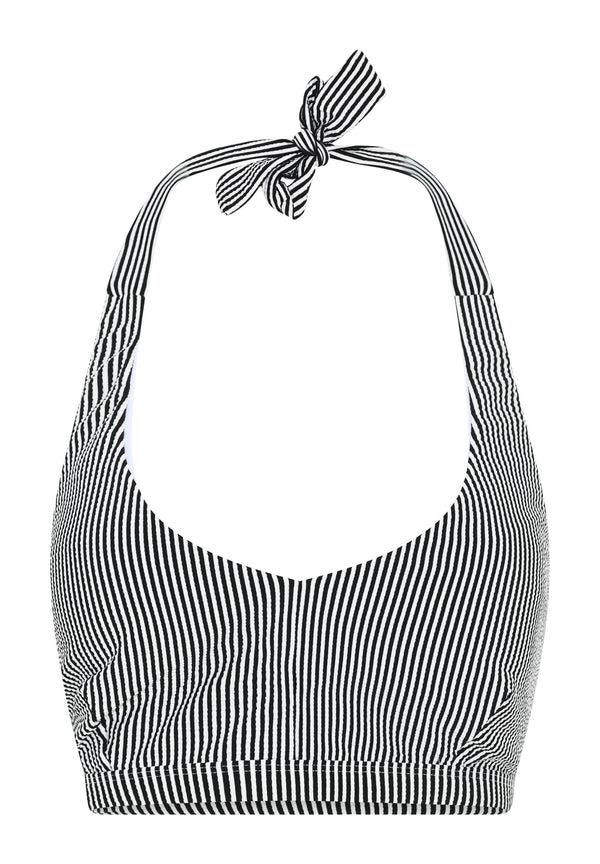 ccdk Britt Bikini Top Black Stripe