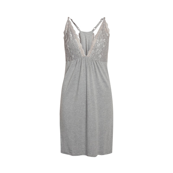 ccdk Frida Chemise Dress Grey Melange