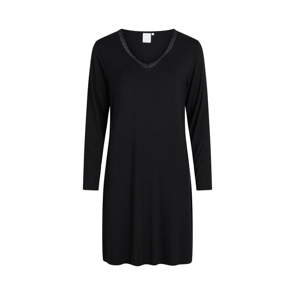 ccdk Jacqueline Bamboo Long Sleeve Dress Black