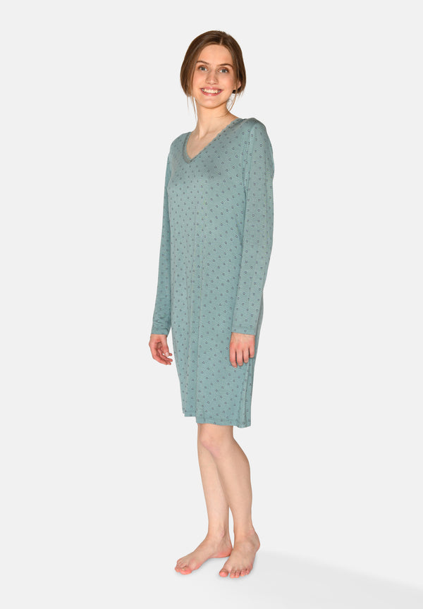 Ccdk Jacqueline Long Sleeve Dress Artic AOP