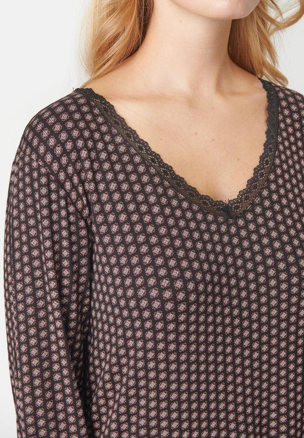 Ccdk Jacqueline Long Sleeve Dress Black