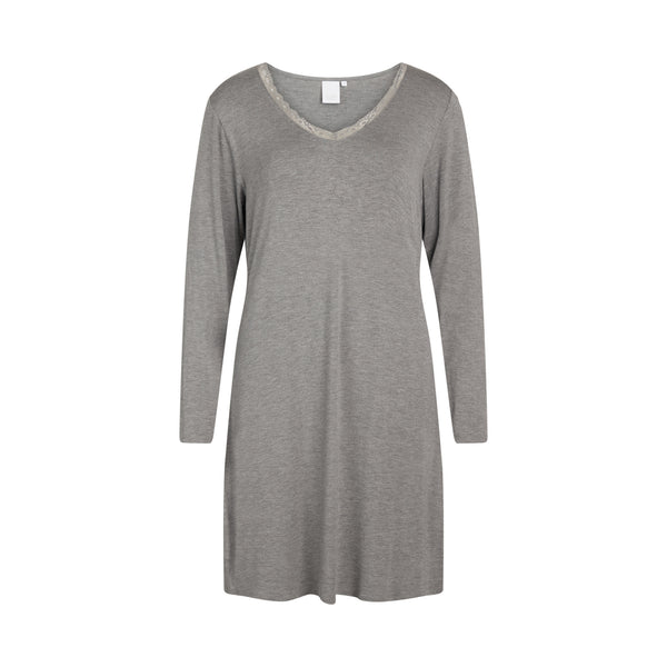 ccdk Jacqueline Long Sleeve Dress Grey Melange