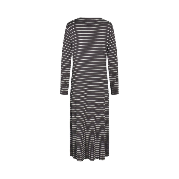 Ccdk Jacqueline Long Sleeve Dress Pavement Stripe