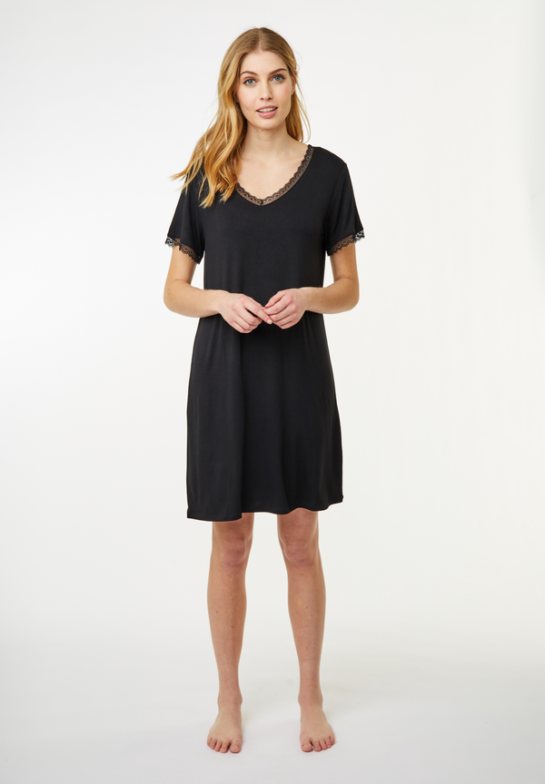 Ccdk Jacqueline Short Sleeve Dress Black