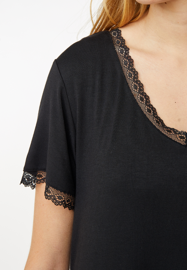 Ccdk Jacqueline Short Sleeve Dress Black