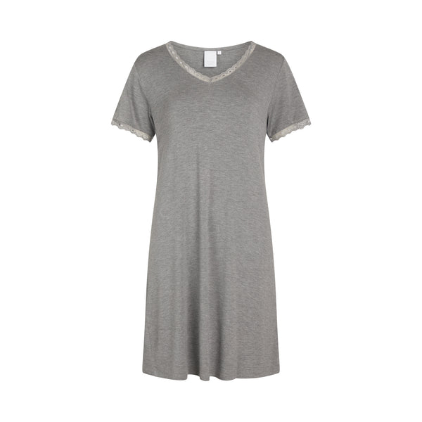 ccdk Jacqueline Short Sleeve Dress Grey Melange