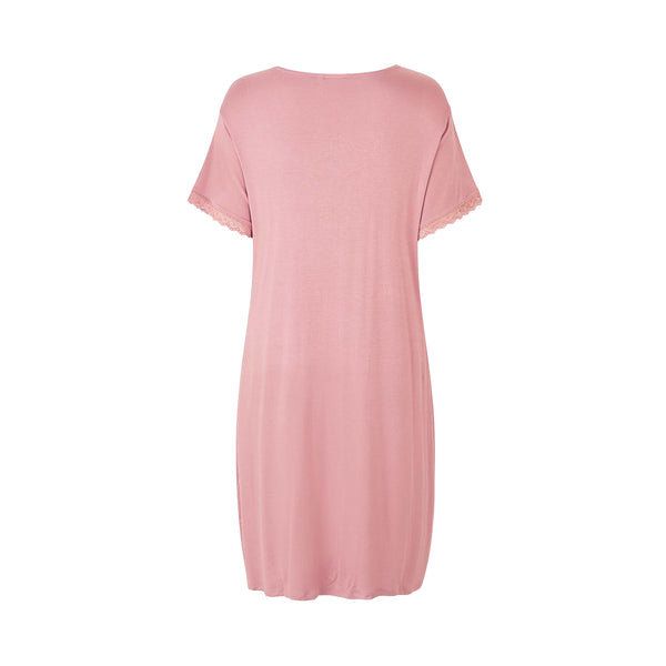 Ccdk Jacqueline Short Sleeve Dress Light Mahogany