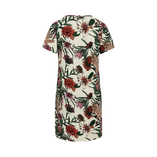 Ccdk Jacqueline Short Sleeve Dress Snow White