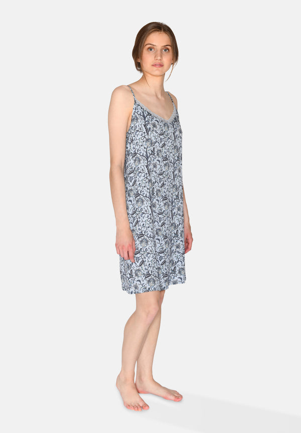 Ccdk Jade Chemise Dress Celestian Blue AOP