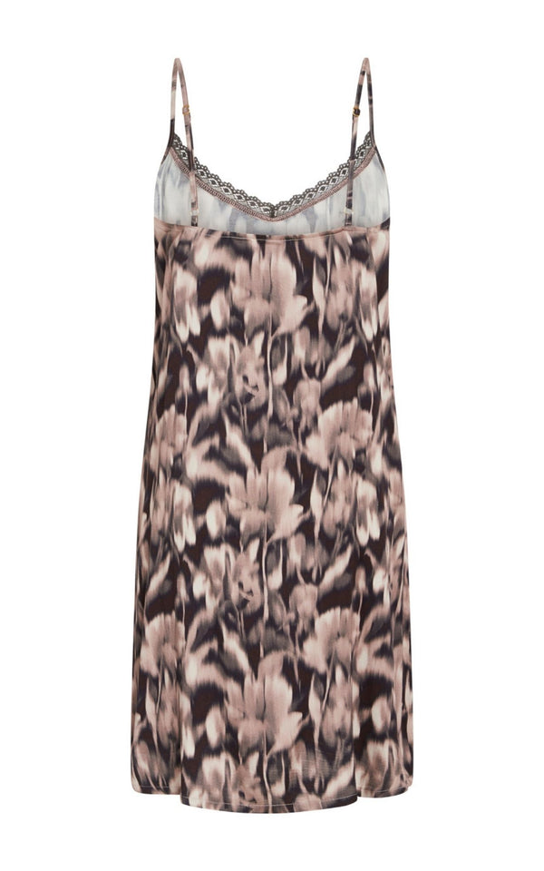 Ccdk Jade Chemise Dress Old Rose AOP