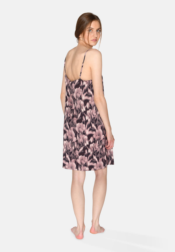 Ccdk Jade Chemise Dress Old Rose AOP