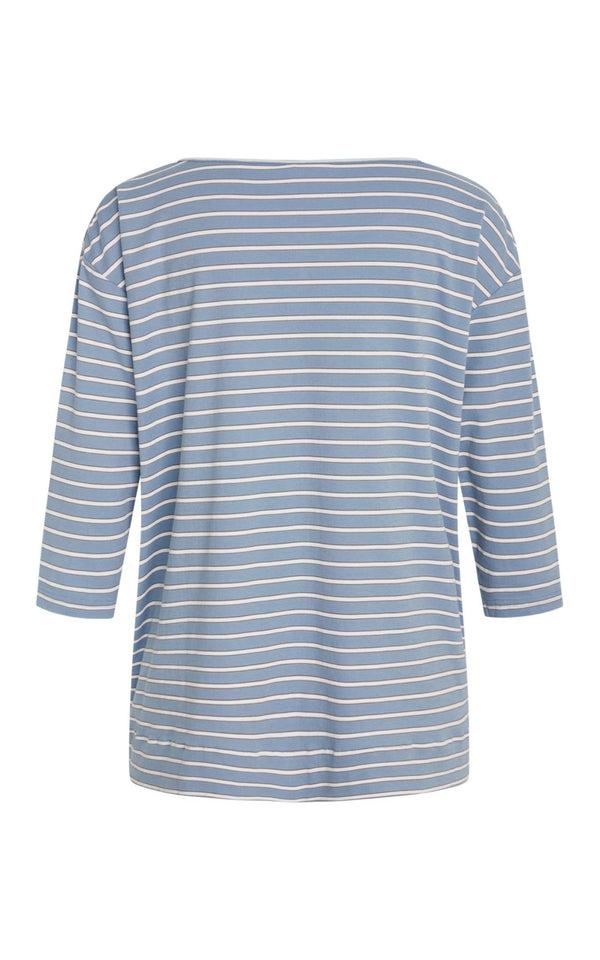 Ccdk Janis T-shirt Faded Denim Stripe