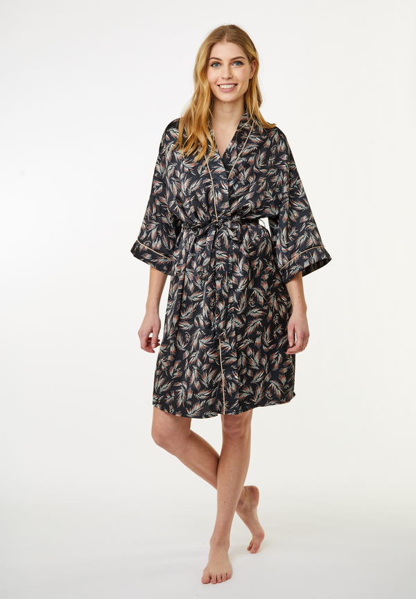 Ccdk Jean Kimono Black