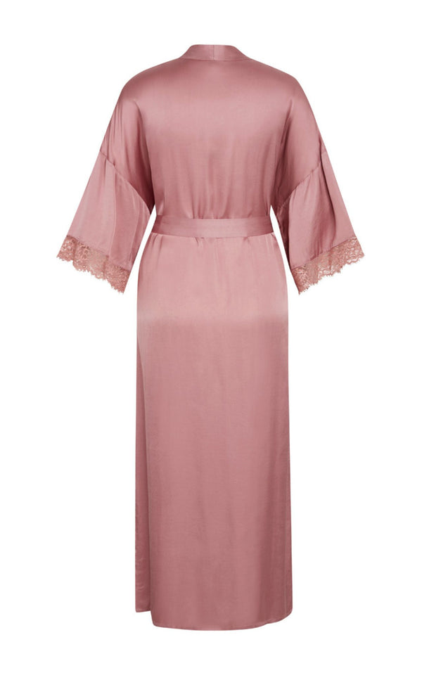 Ccdk Jeanette Long Kimono Old Rose