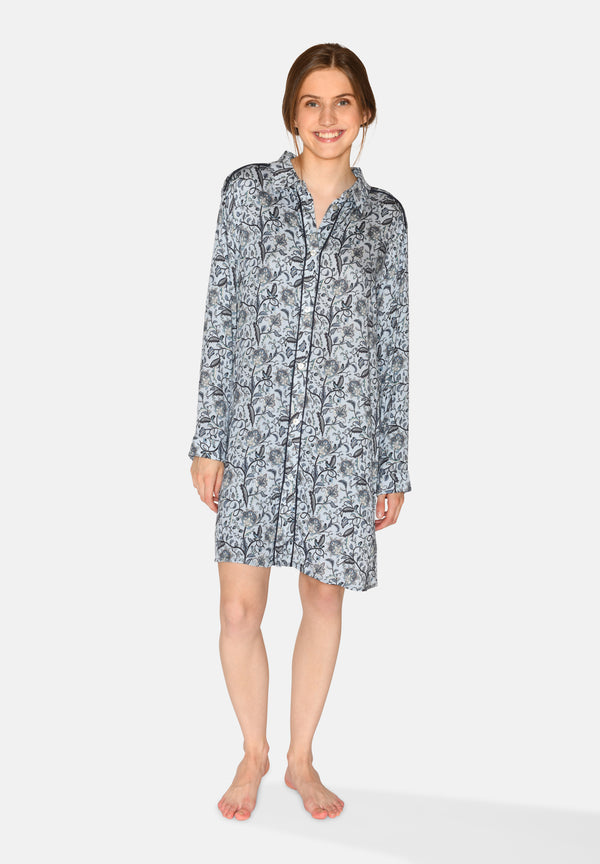 Ccdk Jinna Boyfriend Shirt Celestian Blue AOP