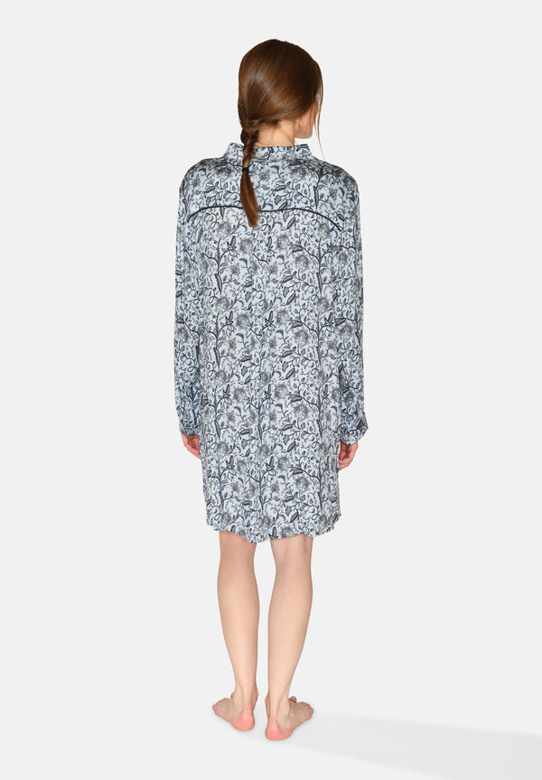 Ccdk Jinna Boyfriend Shirt Celestian Blue AOP