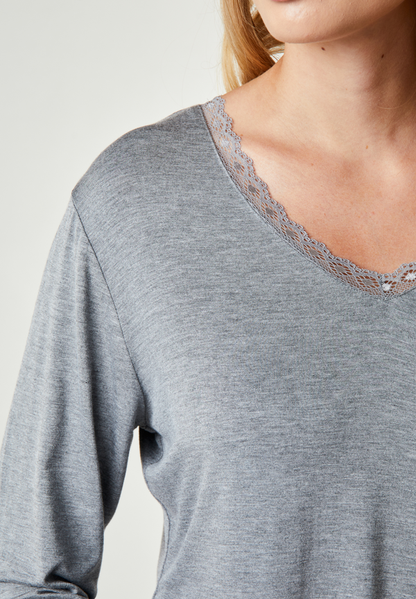 Ccdk Jordan Long Sleeve T-Shirt Grey Melange