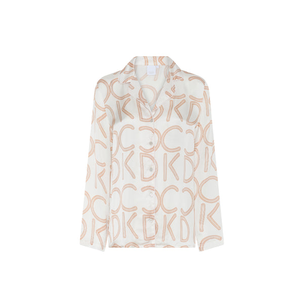 ccdk Josephine Shirt Crystal Gray AOP