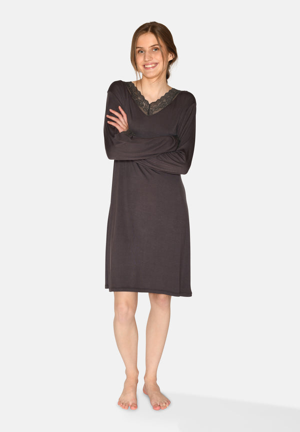 Ccdk Karita Long Sleeve Dress Pavement
