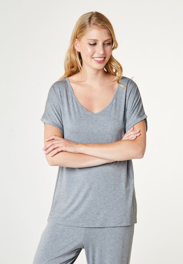 Ccdk Kelly Short Sleeve T-Shirt Grey Melange