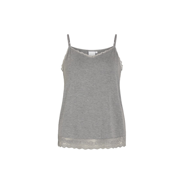 ccdk Kendall Chemise Top Grey Melange