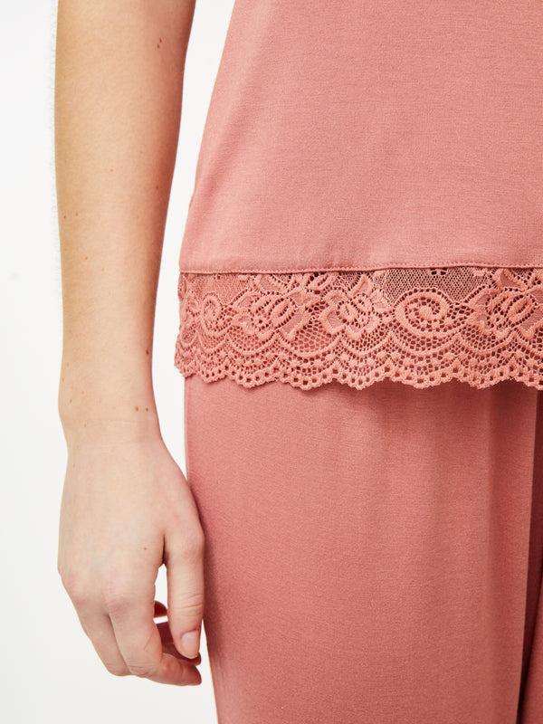 Ccdk Kendall Chemise Top Light Mahogany