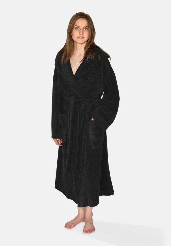 Ccdk Lisa Bathrobe Dark Grey Melange