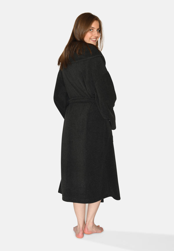 Ccdk Lisa Bathrobe Dark Grey Melange