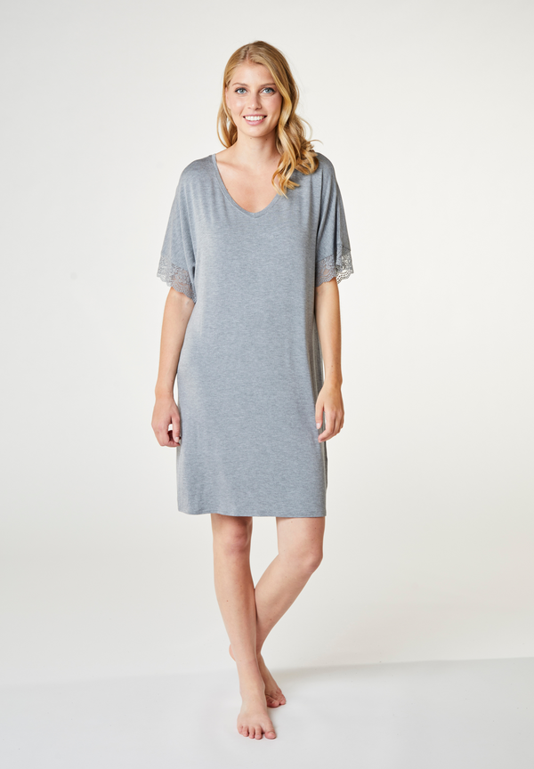 Ccdk Lucille Dress Grey Melange
