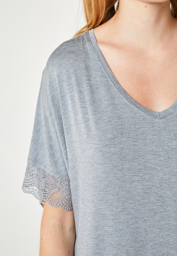 Ccdk Lucille Dress Grey Melange