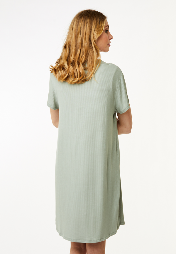 Ccdk Malu Short Sleeve Dress Iceberg Green