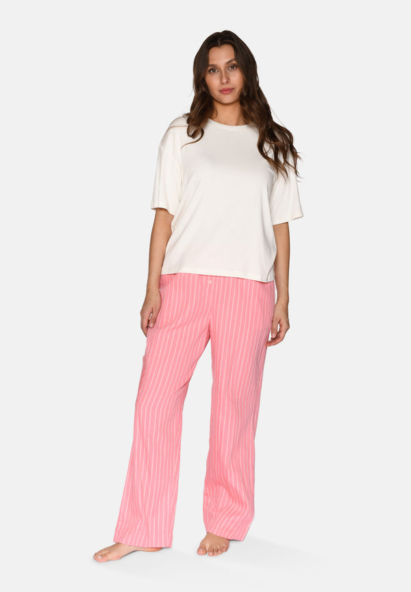 Ccdk Mila Pants Geranium Pink Stripe