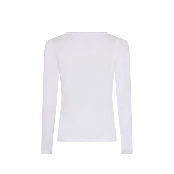 Ccdk Modal L/S T-shirt White