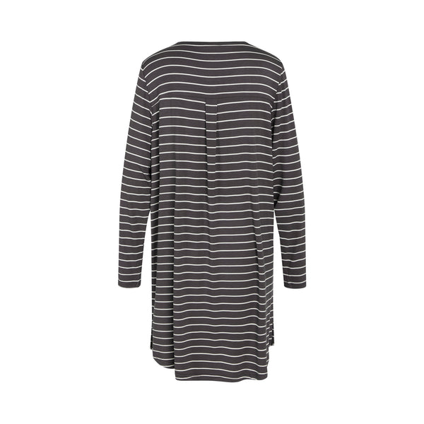 Ccdk Nicole L/S Dress Pavement Stripe