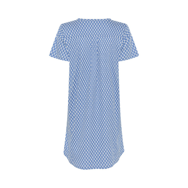 Ccdk Nicole S/S Dress Riverside AOP